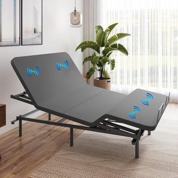 Full Body Incline Adjustable Bed Frame, Power Adjustable Base for Side Sleepers, Zero Gravity, Anti-Snore, King
