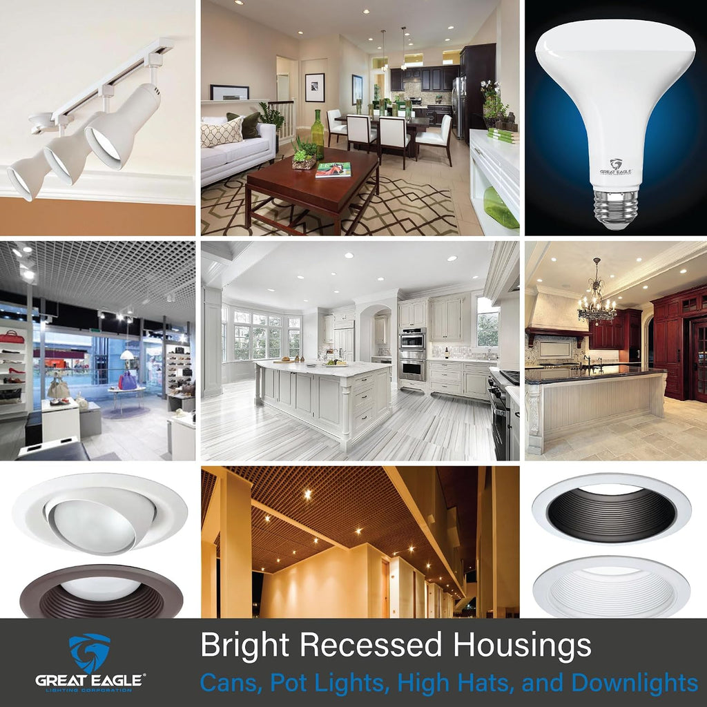 BR30 LED Bulb, 11W (75W Equivalent), 850 Lumens, 3000K Soft White Color, for Recessed Can Use, Dimmable, and UL