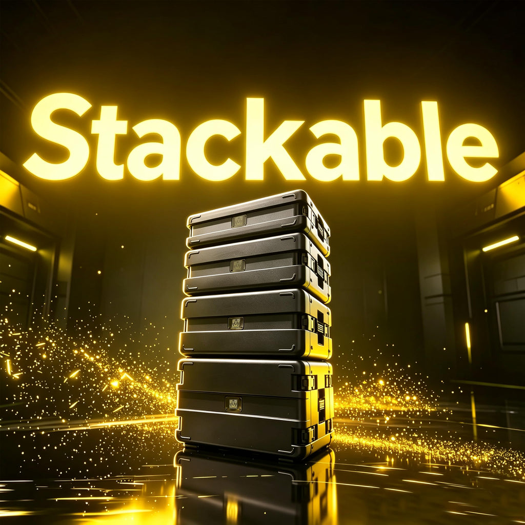 3U Rack Case Shallow 11" Depth, 19" IP67 Waterproof Rackmount Flight Cases, Portable Shockproof Road Case for Audio