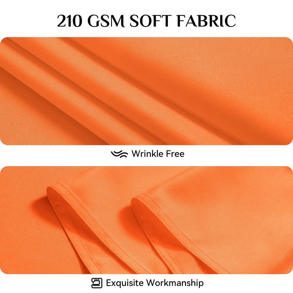 Rectangle Tablecloth, Waterproof Table Cloths Wrinkle Free Fabric Washable Polyester Table Cover for Dining Tables