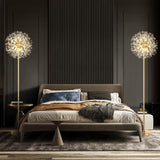 69'' Crystal Floor Lamp, Modern Standing Lamp with 738PCS K9 Crystals, Tall Lamp Pole Light Office