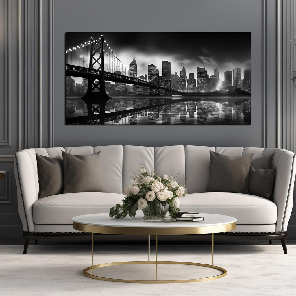 Brooklyn Bridge Canvas Wall Large City Wall Decor