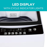 Small Portable Washer, Washing Machine for Household Use, Portable Washer 2.0 Cu. Ft. with 6 Cycles, Transparent Lid &