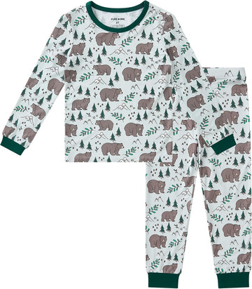 Baby Viscose from Bamboo Pajama Set Toddler Boy Sleepwear 12M