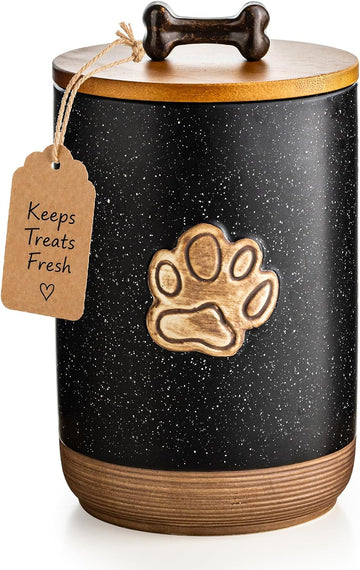 Dog Treat Container Airtight Seal, Training Dog Treat Jar with Lid