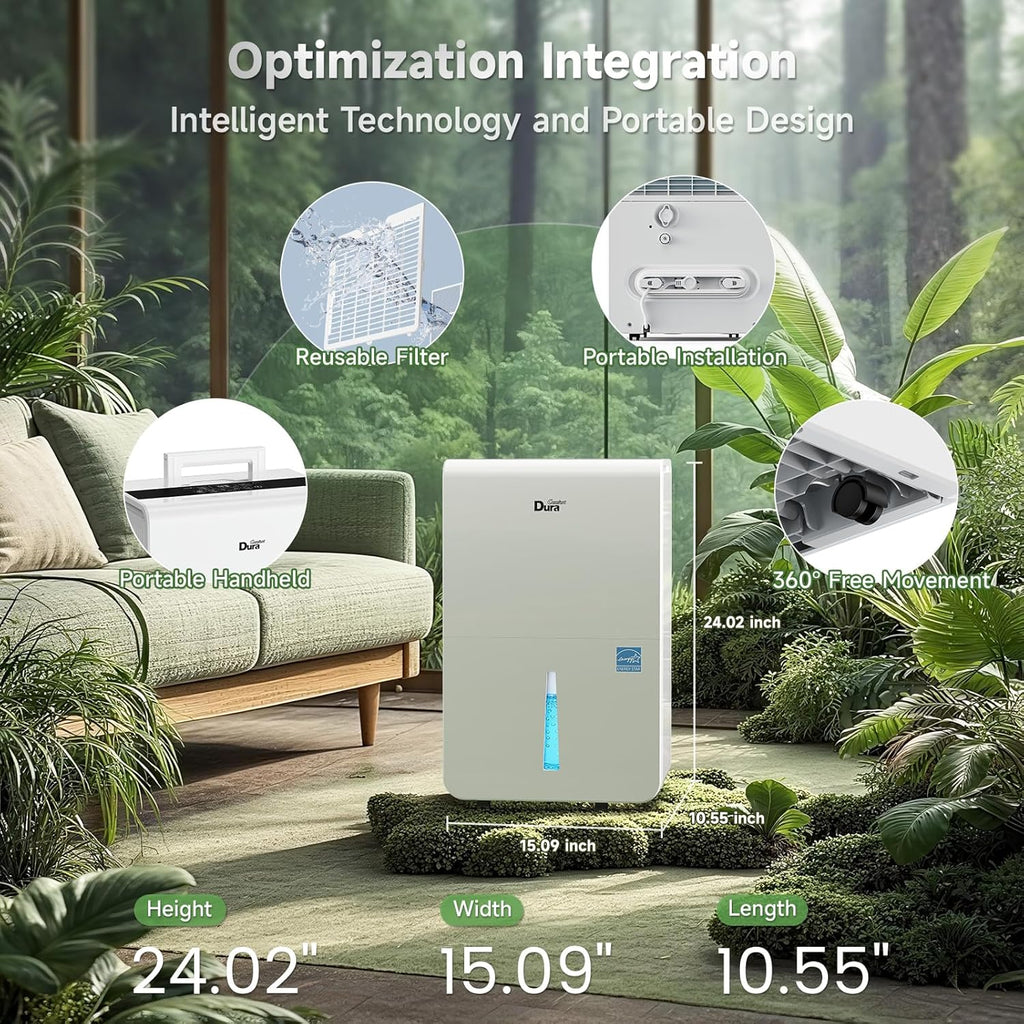 Dehumidifier for Basement Home with Pump,4500 Sq.ft 50 Pints With WiFi