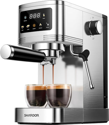 Espresso Machine 20 Bar, Professional Espresso Machine with Milk Frother and Touchscreen, Expresso Coffee Machines