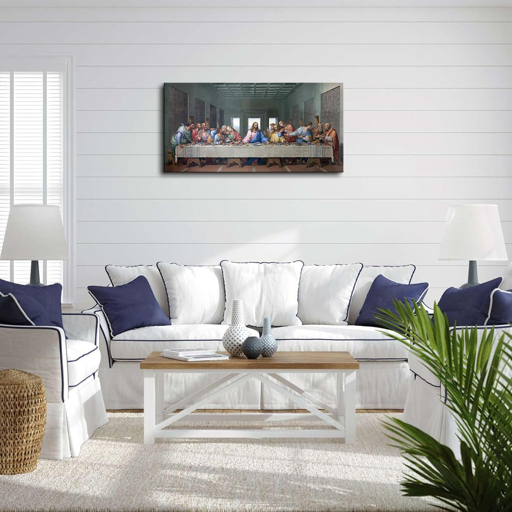 Canvas Prints Wall Art the Last Supper by Leonardo Da Vinci Classic Art Reproductions Jesus Canvas Wall Art Decoration