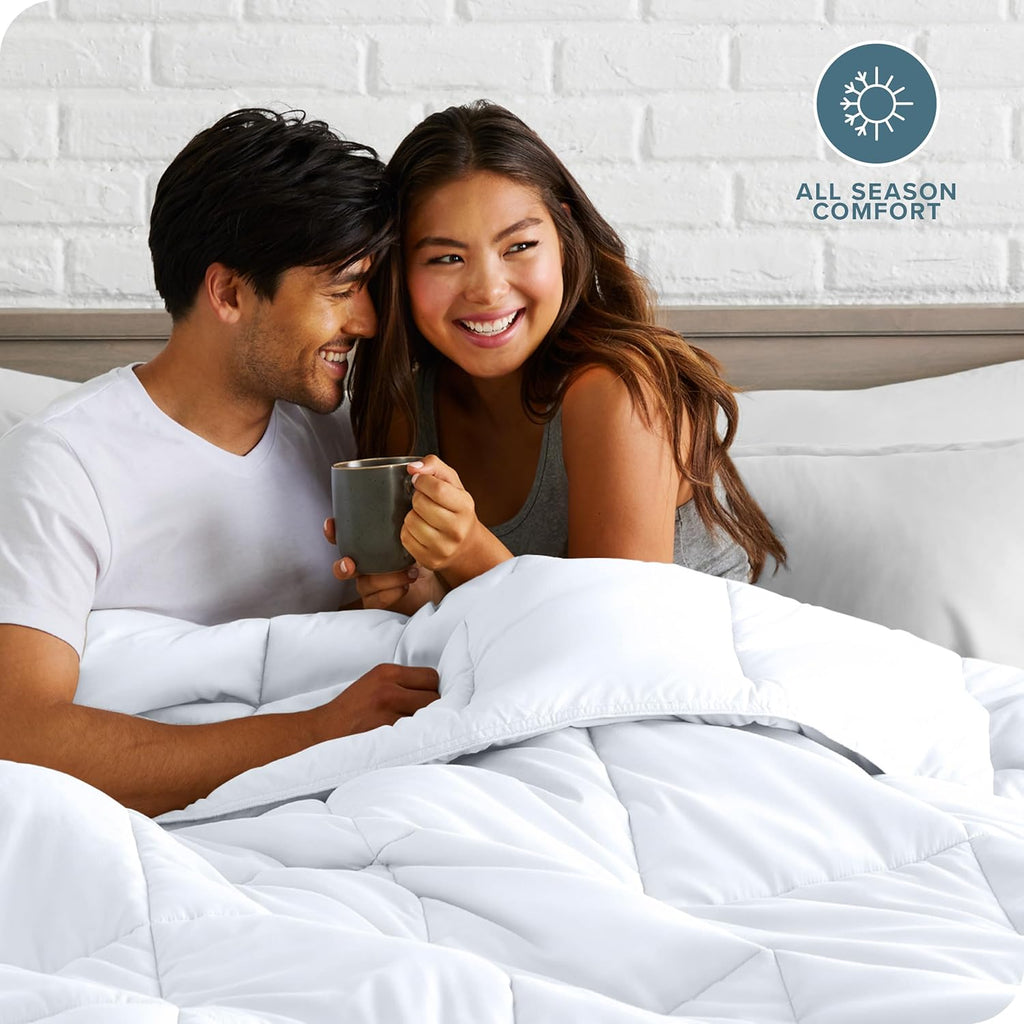 Duvet Insert Comforter - King/California King - Goose Down Alternative - Ultra-Soft - Premium 1800 Series