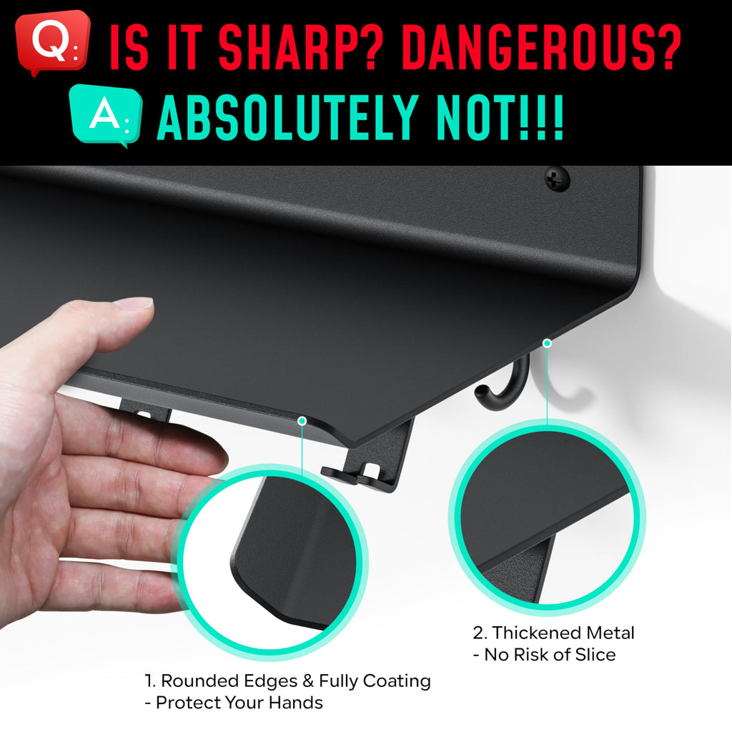 1-Tier Floating Shelf Compatible with Tonal 1 & 2 Accessories