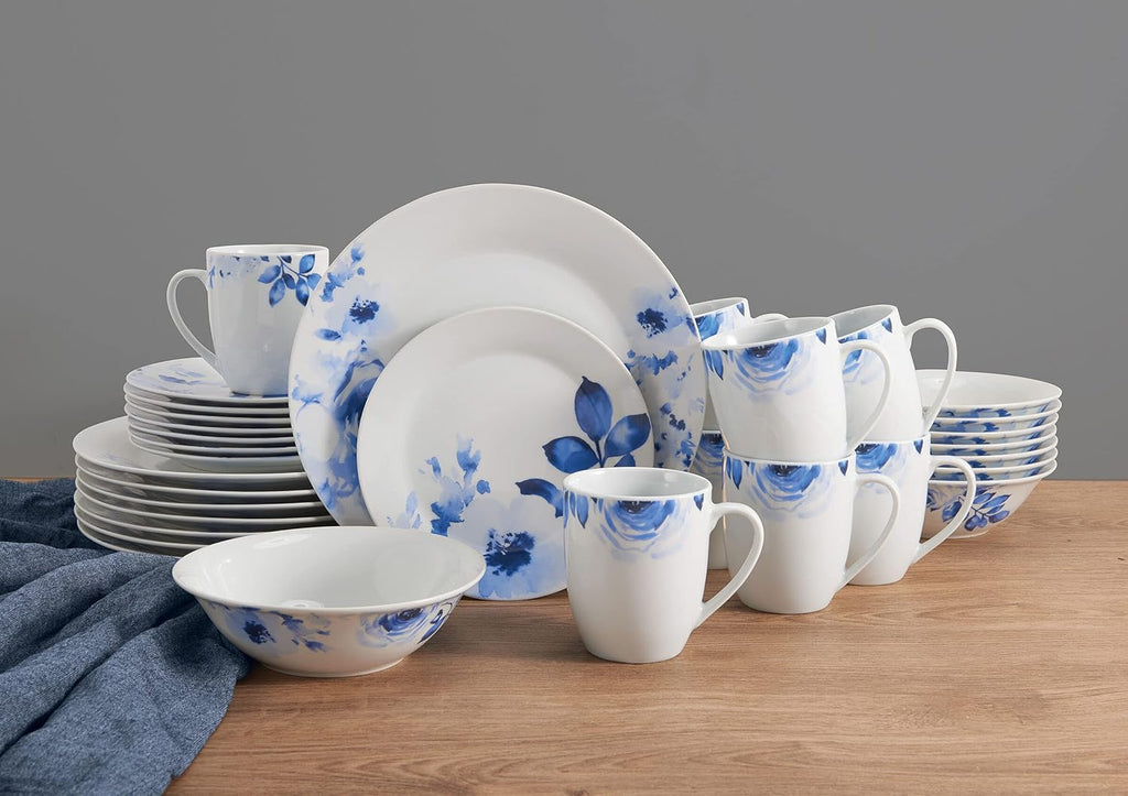 And Floyd Bloom 32-Piece Dinnerware Set, Service for 8, Bloom Pattern
