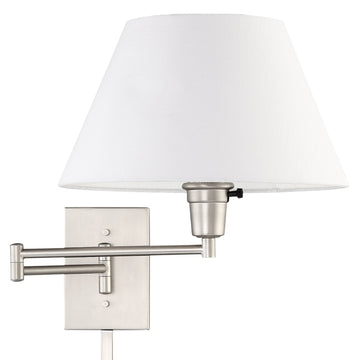 Cambridge 15" Modern Swing Arm Wall Sconce with 3-Way Switch