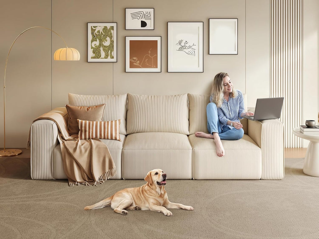 Cloud Sectional Couch, Boneless Couch Sofa, Sectional Couches