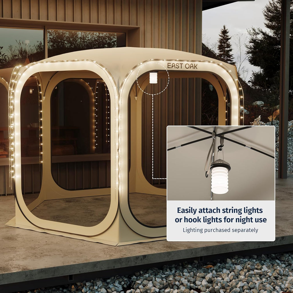 Pop up Screen Tent with Mosquito Netting, Portable Screen House Canopy Shelter