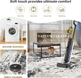 Living Room Rug 5x7 Rug, Machine Washable Modern Abstract Rug Soft Neutral Area Rug Non-Slip Stain Resistant Large