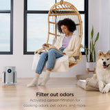 Air Purifier for Home, NeverChange Compact Pro, HEPA-Exceeding Filter, Captures Pollutants, Pet Dand