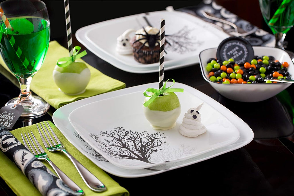 Vitrelle 18-Piece Service for 6 Dinnerware Set Triple Layer Glass and Chip Resistant