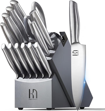 14 Pcs Kitchen Knife Set, Premium, Razor Sharp, Japanese Steel | Innovative Steel, High Carbon Stainless, Enduring