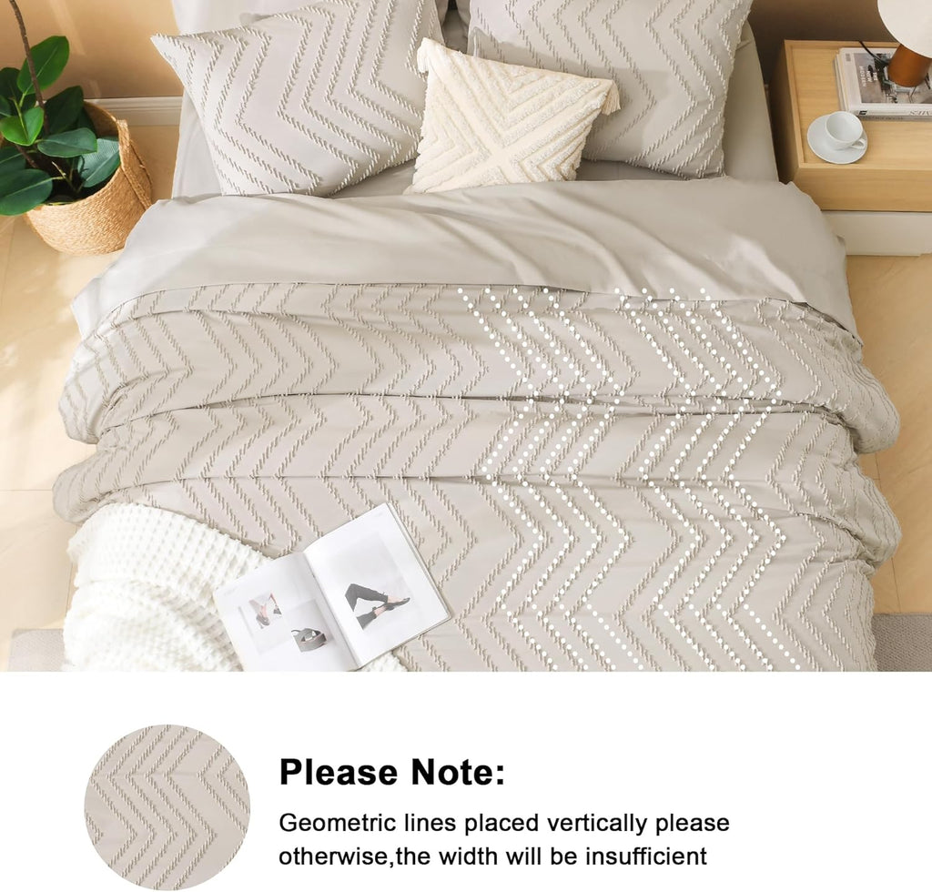 Comforter Set with Sheets Beige