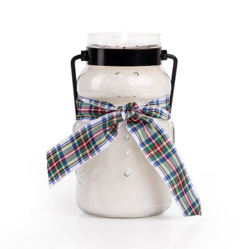 Sugar Cookie Snowman Lantern Jar Candle, 10-Ounce