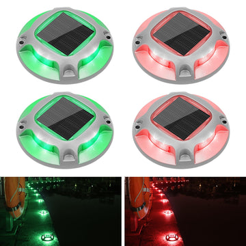 Solar Driveway Marker Lights Dock Marine Led Deck Outdoor 4 Pack