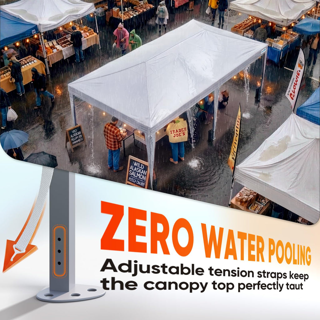 10x20FT Pop Up Canopy Tent Without Sidewalls