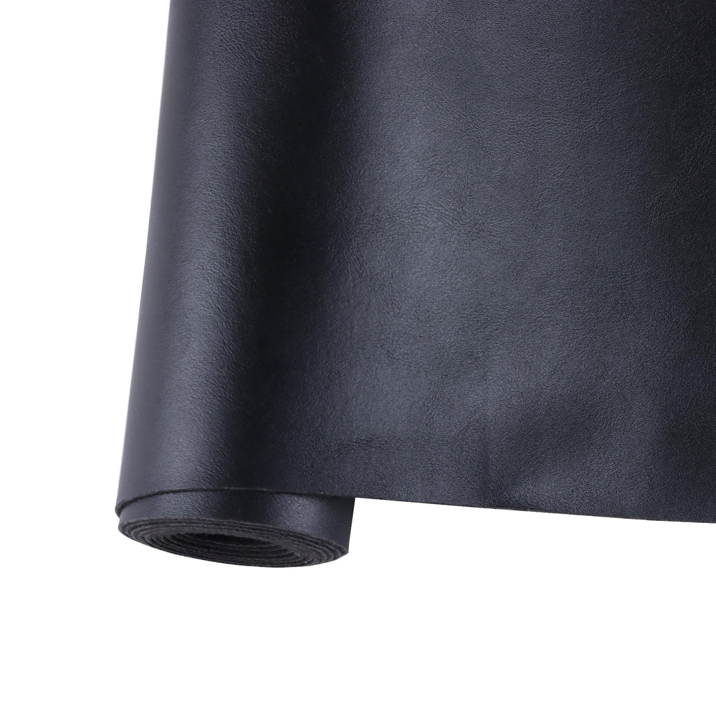 Black Faux Leather, Pleather Sheets for Crafts.