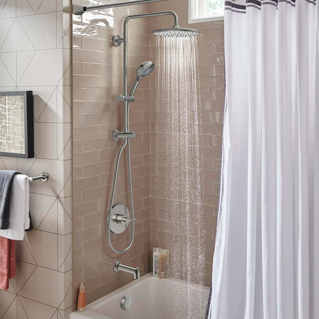 24" Spectra Versa Shower System, Rain Head,Brushed Nickel