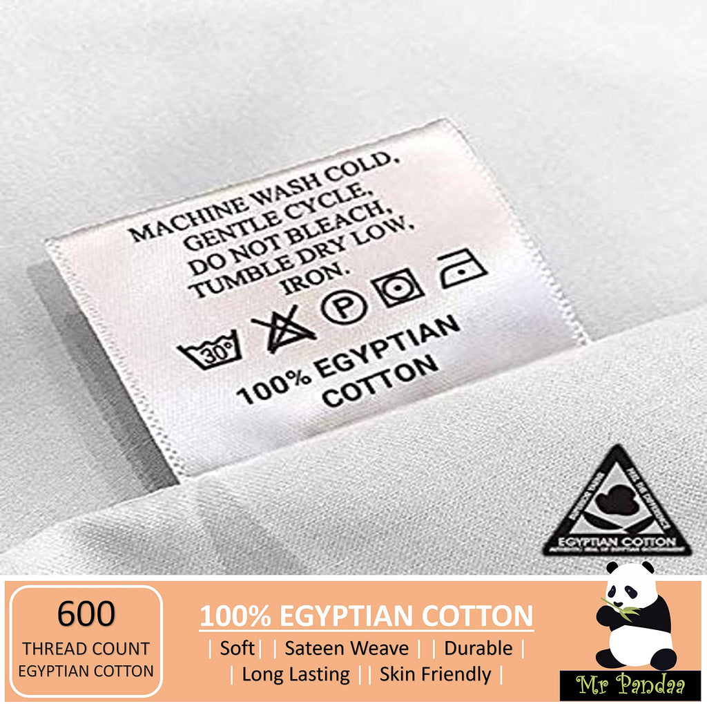 Split Head Flex King Sheet Set for Adjustable Bed, Half Split 100 Egyptian Cotton, 600-Thread-Count - 36inch