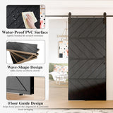 30in X 84in Sliding Barn Door, MDF, with Waterproof Surface, DIY Assemble, Pre-drilled Barn Door Sla