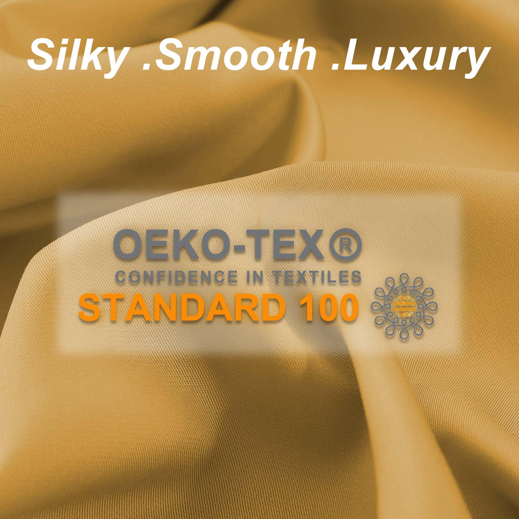 Cooling Queen Sheets, Bamboo Viscose Bed Sheets, Gold