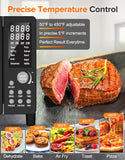 Bravo Pro Smart Air Fryer Toaster Oven Combo, Airfryer Convection Oven Countertop, 10-in-1 Functions with Quicker &