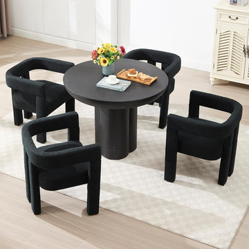 Modern Dining Chair Set of 2 / Living Room Chairs, Fabric Armchair