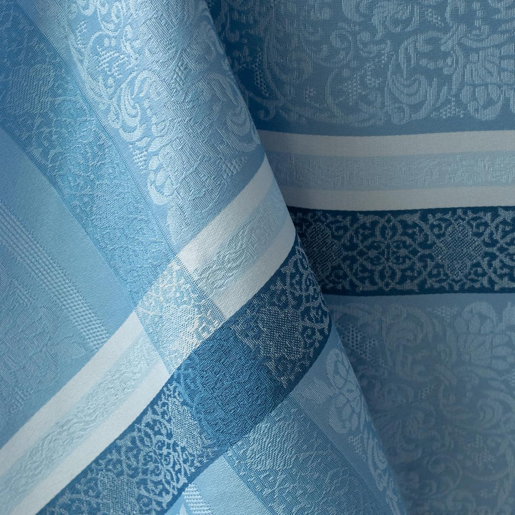 Ravenna Yarn Dyed Jacquard Heavyweight Fabric Table Cloth, Everyday, Parties, Weddings, Holiday, Spr