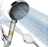 NSF Certified Filtered Shower Head with Handheld for Hard Water to Remove Chlorine High Pressure 9-Spray Setting (with