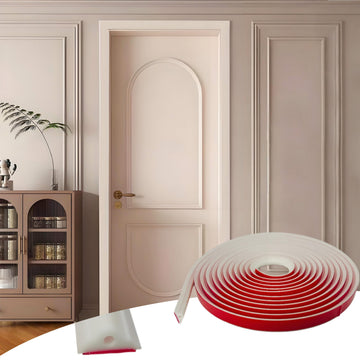 20FT×0.78'' Peel and Stick Wall Molding Trim,Flexible Molding Trim Self Adhesive Chair Rail Panel Molding,Crown