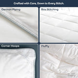 Cooling Down Alternative Comforter - Hypoallergenic King Duvet Insert Lightweight