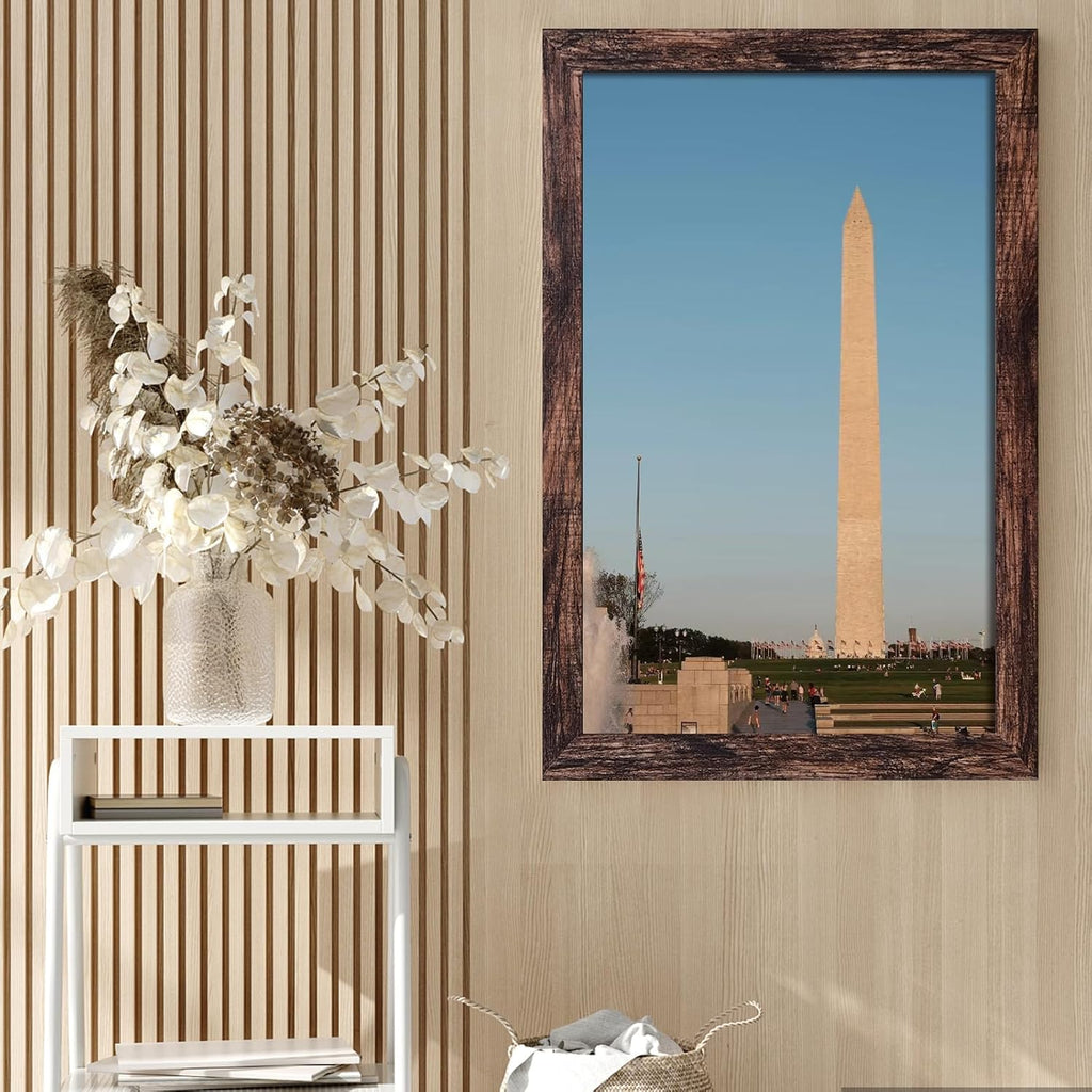 24x36 Picture Frame Brown, Poster Frames Wall Decor Hanging, 1 Pack