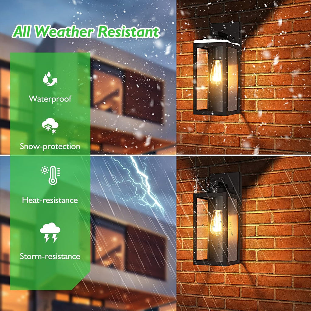 Outdoor Wall Mount Light Fixture, Exterior Wall Lantern Waterproof