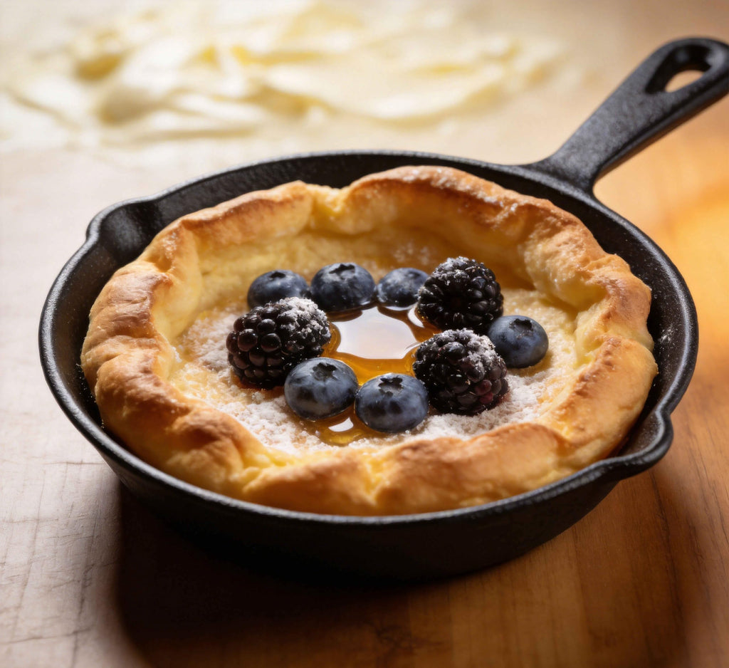 Pre-Seasoned Cast Iron Skillet, 8 Inch, Black