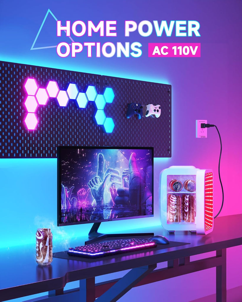 Mini Fridge, 4 Liter/6 Cans Small Refrigerator With Dimmable LED Light,AC/DC Portable Thermoelectric Cooler and Warmer
