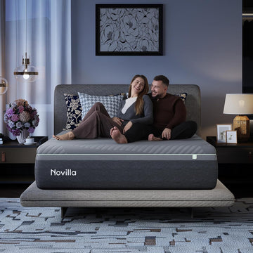 AiryFlow Queen Mattress 14 Inch, Gel Memory Foam Mattress Queen
