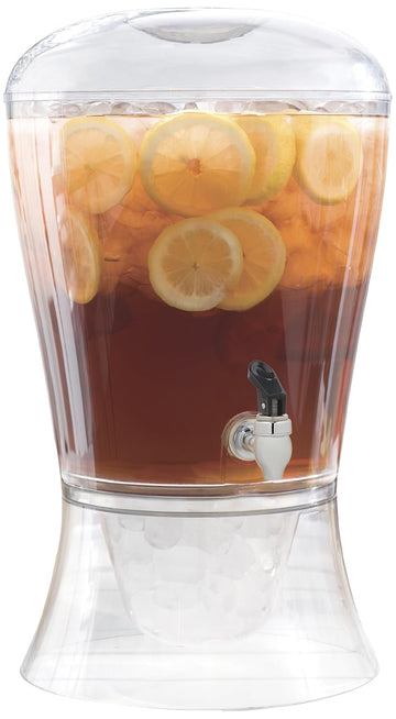 3-Gallon Beverage Dispenser- Poly Prop Beverage Dispenser, Clear
