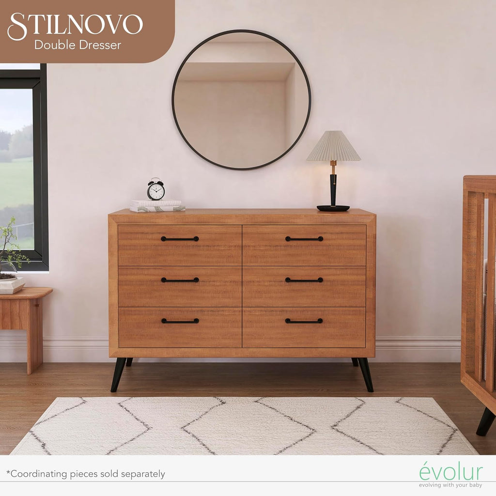 Stilnovo Mid Century Dresser, in Sugar Cane