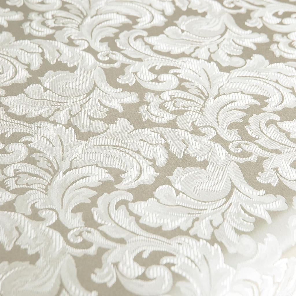 Emboss Style Textured Tablecloth Waterproof Solid Bordered Retro Tablecloths Classic Luxurious Washa