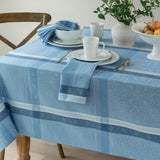 Ravenna Yarn Dyed Jacquard Heavyweight Fabric Table Cloth, Everyday, Parties, Weddings, Holiday, Spr
