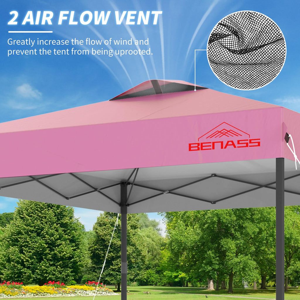 10x10 Pop Up Canopy Tent, Pink