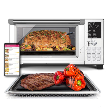 Bravo Air Fryer Convection Oven Countertop, 100-in-1 Smart Grill Combo, 10 Toaster Settings, Finer Control of 5