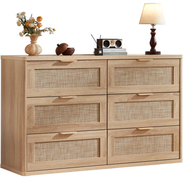 Rattan Dresser, 48'' Drawers Dressers