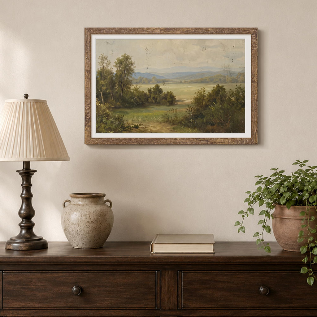 12x18 Picture Frame, Wall Decor Poster Frames, Rustic Brown 1Pack